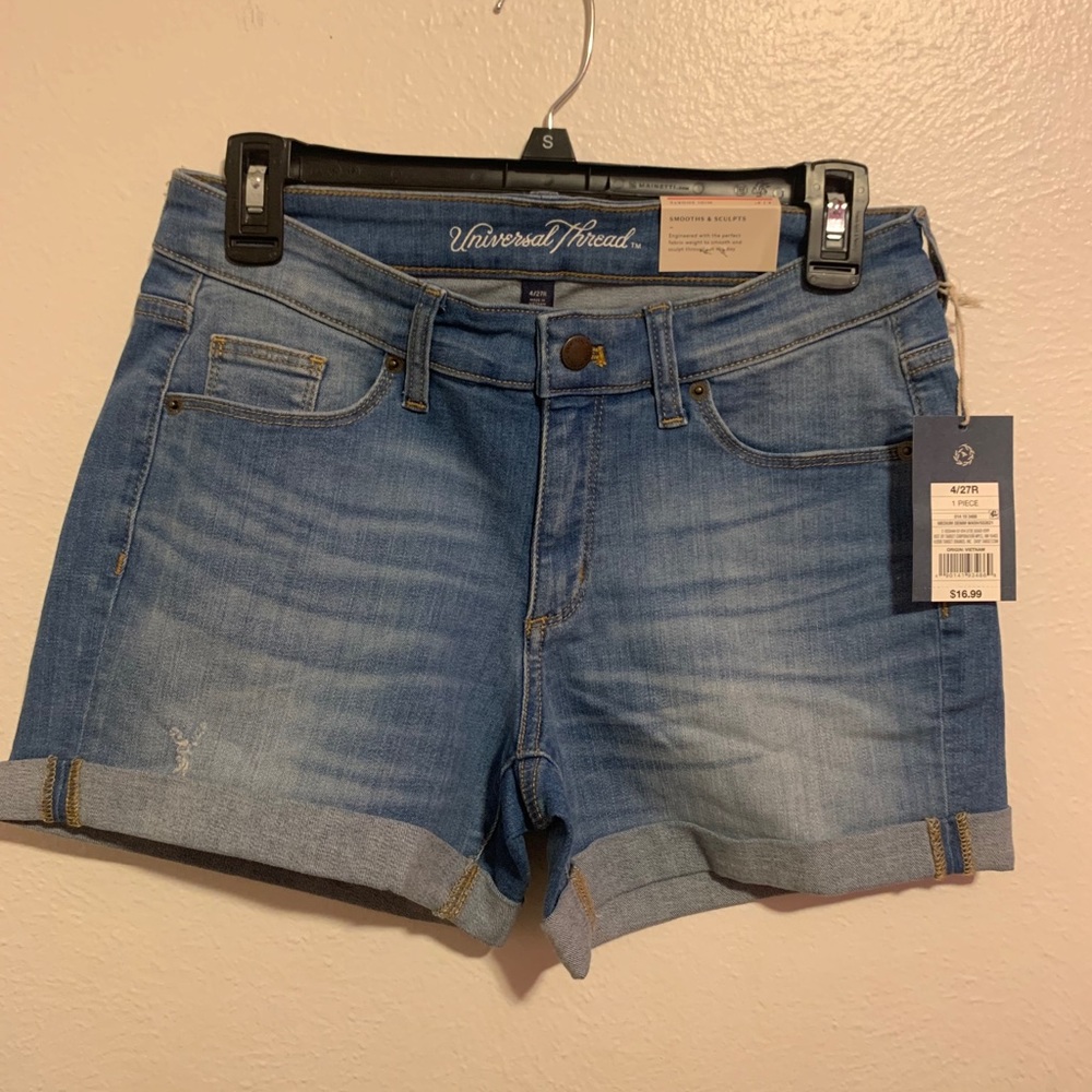 Denim shorts